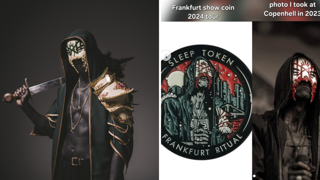 Fotógrafa acusa a Sleep Token de plagio por imagen usada en mercancía